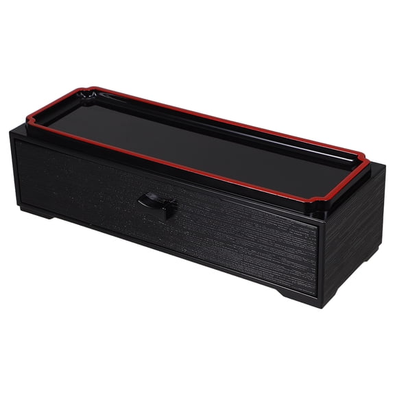 COOPHYA Dark Brown Japanese Style Chopstick Holder Cage for Kitchen Tableware and Silverware Storage Organizer