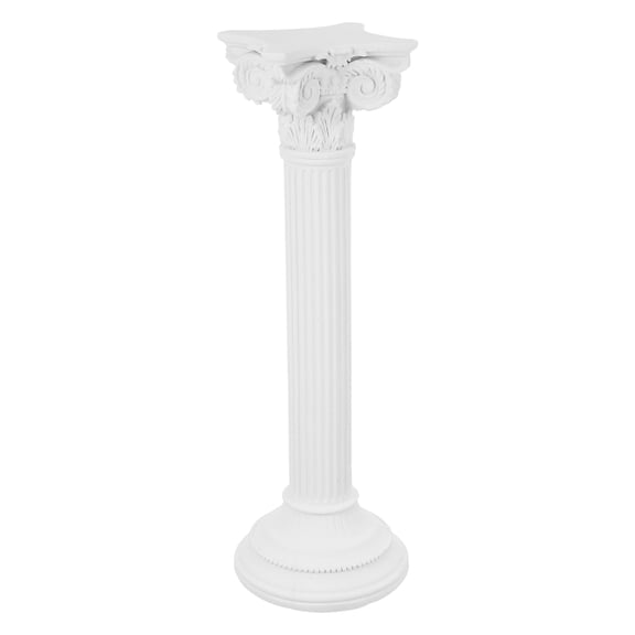 Zehuanyu Fleece Vest Nordic Roman Column Statue 25.00X8.20X6.50CM White
