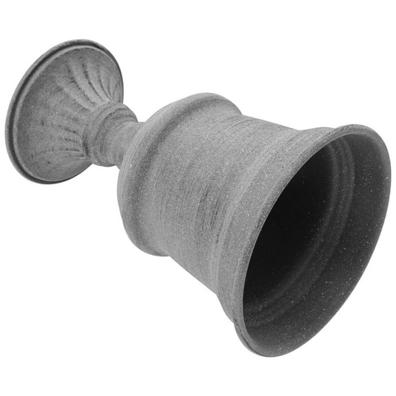 Zehuanyu Front Door Flowerpot Retro Wrought Iron Flower Pot 20.00X12.50X12.50CM Grey