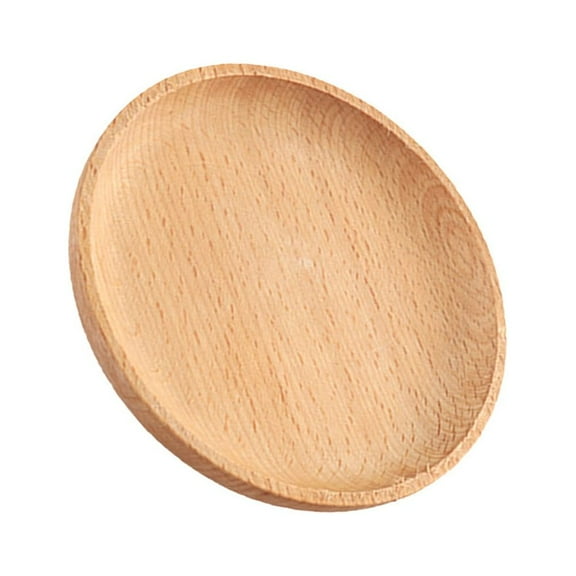 RENACLIPY Versatile Wooden Dessert Tray Beige - Serving Platter for Cakes, Pastries, Snacks, and Party Use 1 Piece