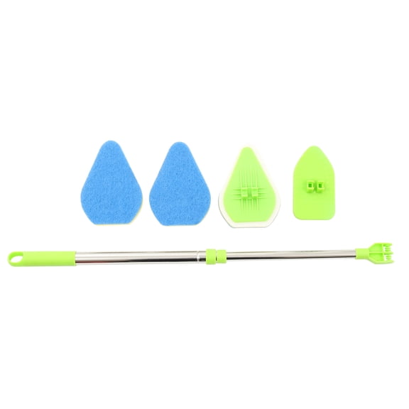 RENACLIPY Bathroom Cleaning Brush Set with Assorted Colors, Scrub Brushes for Tiles, Grout, and