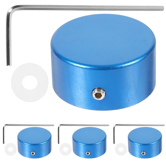 Zehuanyu  Guitar Effects Pedal Footswitch Topper Electric Knobs Tuner Blue