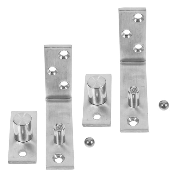Zehuanyu  Hinged Bed Hardware Household Wall-mounted Door Hinges Bar Counter Shaft Silver
