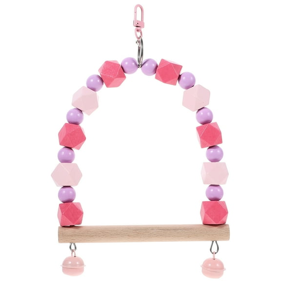 Zehuanyu  Hummingbird Ring Feeder with Perch Parrot Branches Cage Toys