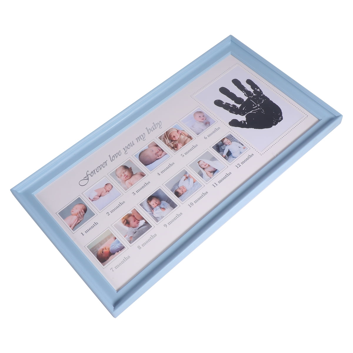 RENACLIPY 1Set Blue PVC Rectangle Photo Frame for Newborn Picture Frame ...