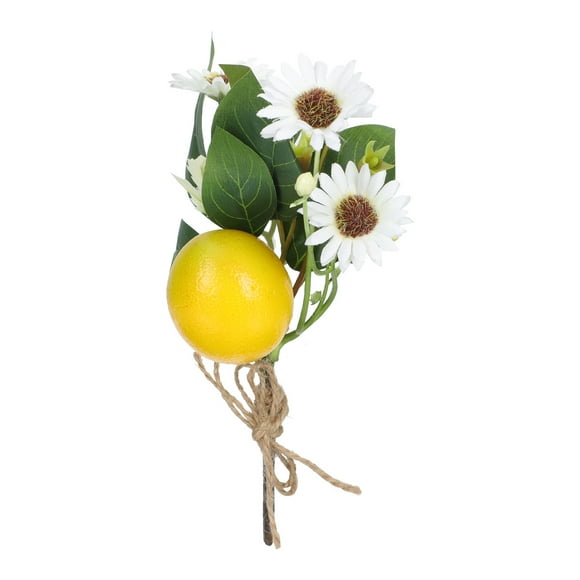 Zehuanyu  Kit Simulation Lemon Flower Arrangement Living Room Decor