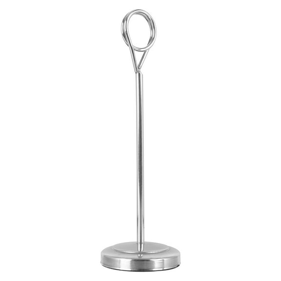 Zehuanyu Menu Cards Holder Dishes Name Rack Basket Stacker Cup Silver