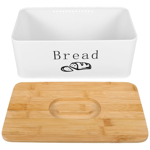 Zehuanyu Metal Bread Box Vintage Bread Container for Kitchen Countertop Bread Storage Holder