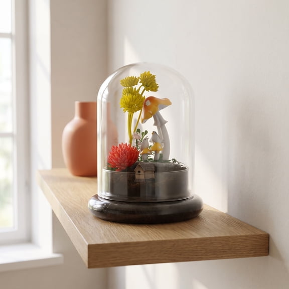 YOSADIER Transparent Terrarium Storage Container - Landscape Planter Bottle for Home and Office Decor