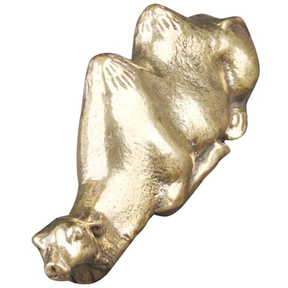 Zehuanyu Mini Camel Statue Brass Camel Sculpture Camel Figurine Animal Shaped Decoration