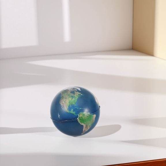 RENACLIPY Miniature Globe Foam Kids Interactive Learning Earth Day Decorations 1Pack