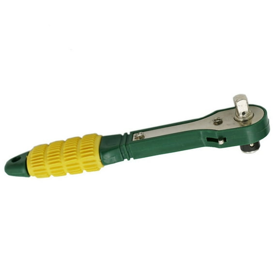 Zehuanyu Mini Ratchet Rotary Ratchet Rattle Firm Grip Ratchet 14.40X3.10X1.00CM Green