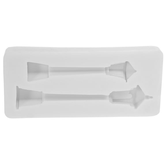 Zehuanyu Mini Street Post Light Silicone Mold for Masquerade Model, White, 11.40 x 5.00 x 1.40 CM