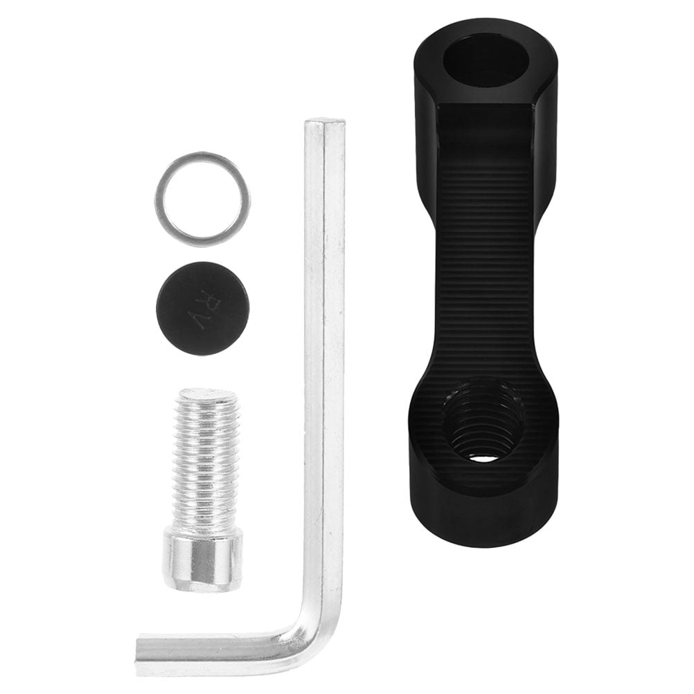 Zehuanyu Motorcycle Rearview Mirror Mount Motorcycle Mirror Mount Riser Extender Universal Adjustable Handlebar Side Mirror Holder For Motorbikes Scooters