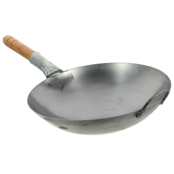 ORDDIART Iron Wok for Home Cooking 1Pcs 12.6In
