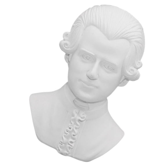 YOSADIER Decorative Resin Head Vase White for Elegant Table Centerpieces