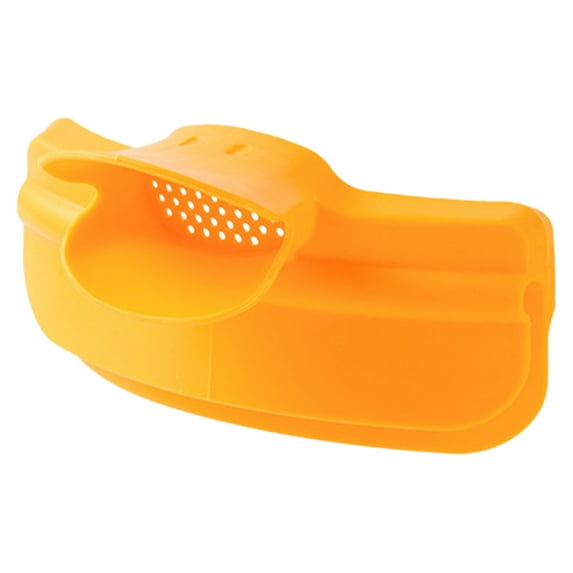 Zehuanyu Pot Edge Pour Strainer Kitchen Gadgets Clip on Pasta Rice Yellow