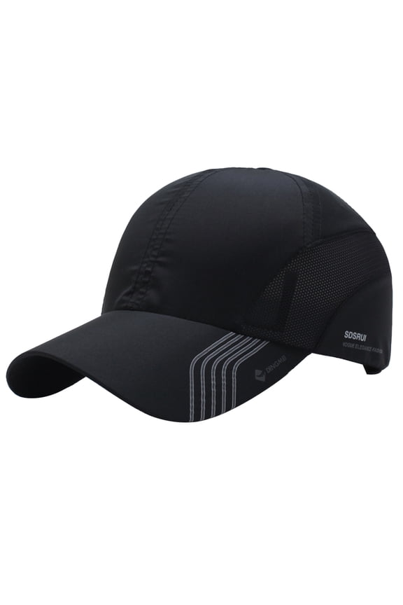 Quick Dry Hat Snapback Peaky Visors Sun Men and Women Miss Black