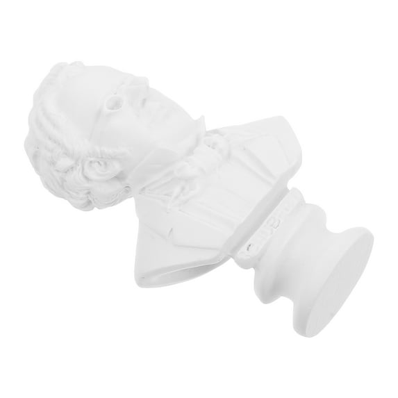 DEEPCRAFF White Resin Figurine European Style Home Decor 1Pcs 2.67X1.57X1.10In