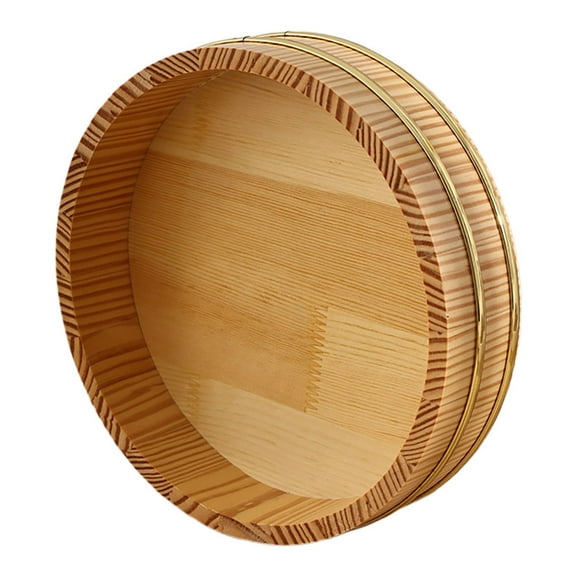 Zehuanyu Rice Food Container Wooden Sushi Mixing Tub Oke Bowl Bathtub