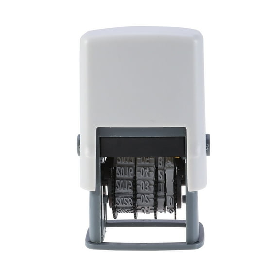 RENACLIPY Self Inking Date Stamp Multi Color Plastic Stamper for Daily Use