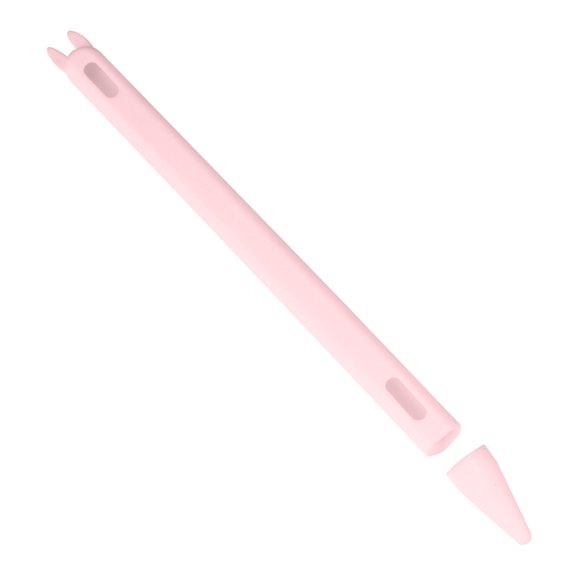 Zehuanyu  Silicone Pen Case Chic Tip Pencils Holder Initial Miss Pink