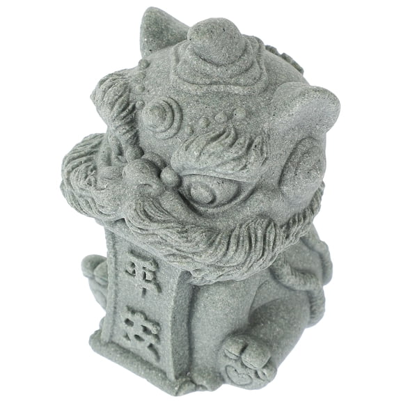 Zehuanyu Stone Lion Desktop Tea Pet Turtle House Landscape Decoration Toys