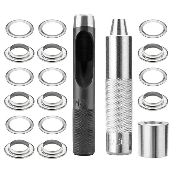 1 Set Eyelet Tool Grommet Kit for Tarp Canvas with Hole Punch and Installation Tools