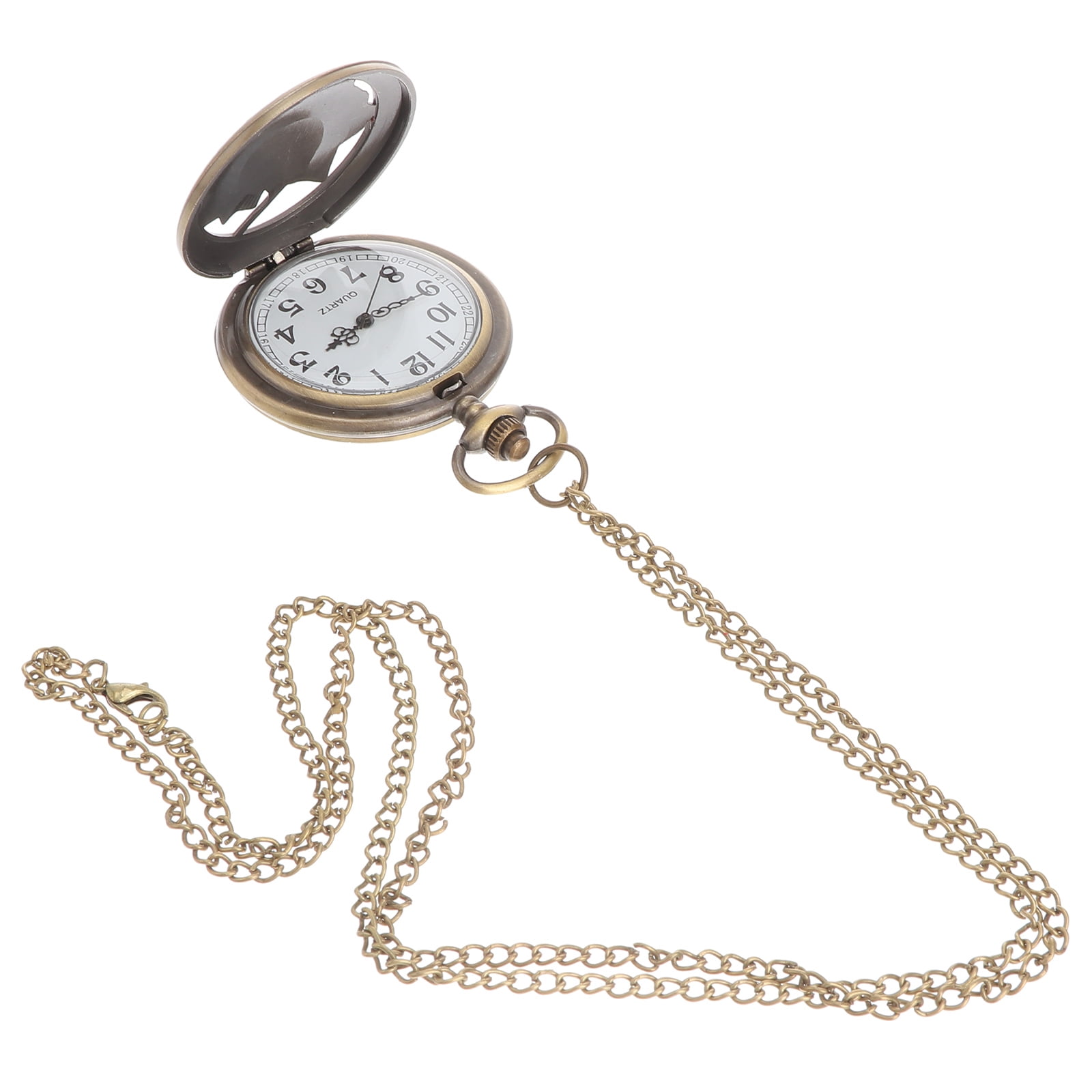 Womens Pocket Watch Necklace Zehuanyu Three-dimensional