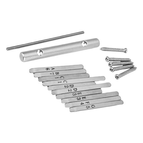 Zehuanyu  Thumb Piano Shrapnel Instruments Lap Chakra Rain Drum Silver