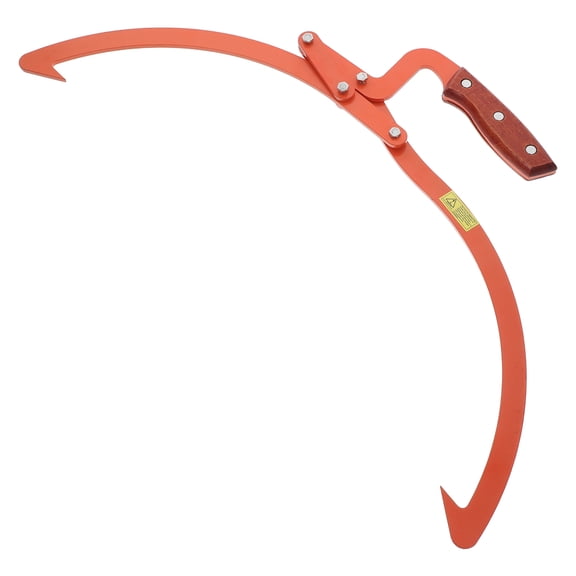 Zehuanyu Timber Claw Hook Heavy Duty Log Lifter 2 Claw Skidding Tongs Nonslip Grabber for Log Lifting Dragging and Carrying