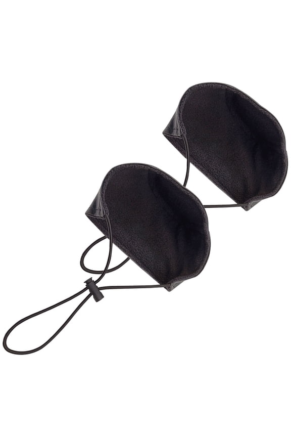 Driving Shoe Heel Covers, Black, Durable , Quick Install, 1Pair