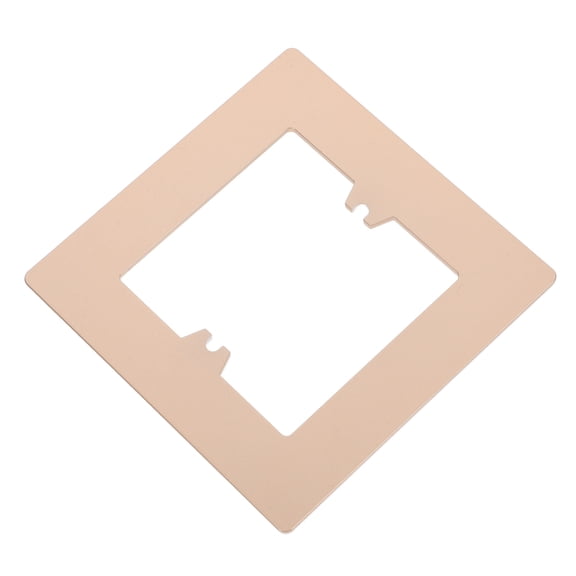 Zehuanyu Travertine Decor Switch Socket Decorative Cover 11.00X11.00X0.30CM Golden