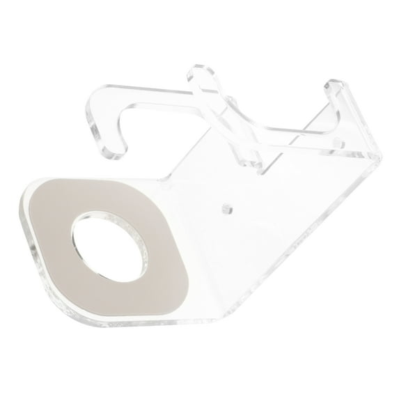 HEMOTON Sturdy Acrylic Holder for Wall Mount Display White Excellent Load Bearing Capacity 1 Piece