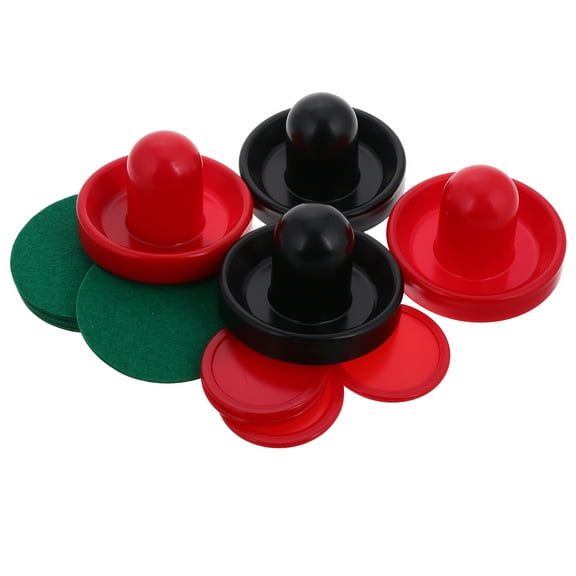 1 Set Replacement Pucks and Pushers for Table Hockey Game Supplies Small Puck and Pusher Fit Tabletop Ice Hockey Games