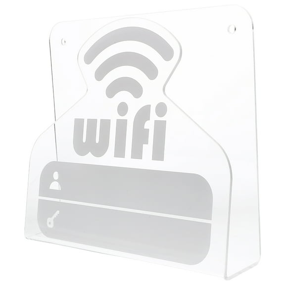 Zehuanyu Wifi Username and Password Sign Room Signs Bar Sign Wifi Logo 18.00X16.00X4.00CM