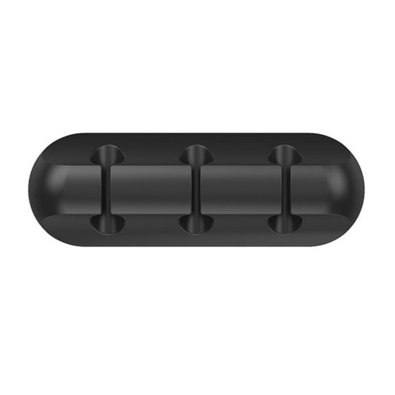 SOPOTUTU Black Cord Cable Organizer with Strong Adhesive for Home and Office