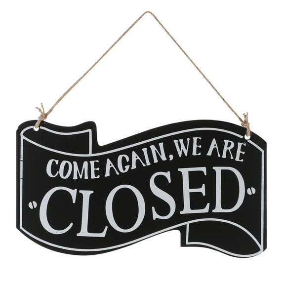 Zehuanyu Wood Welcome Sign Bungee Dock Line with Hook Commercial Home Decor Office Black