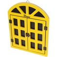 thumbnail image 1 of RENACLIPY Wooden Window Chalkboard Sign in Yellow - Decorative Home and Shop Message Board, 1 of 8