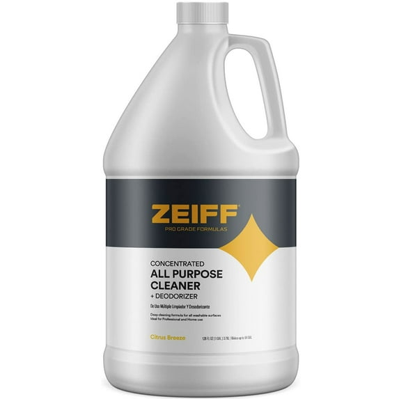 Zeiff All Purpose Cleaner and Deodorizer for Household Cleaning 1 Gallon