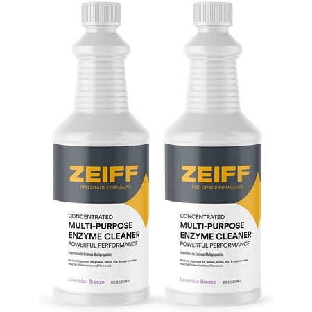 Zeiff Multi-purpose Enzyme Cleaner for Household Cleaning Odor Eliminator 32 oz 2 Pack