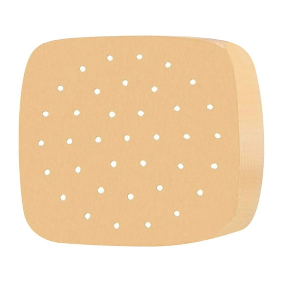 Zeiger 100Pcs 65x9 Inch Nonstick Square Air Fryer Parchment Paper Sheets Reusable Cooking Baking Liners Safe Disposable 100PCS