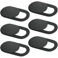 thumbnail image 1 of Zeiger Webcam Privacy Cover Slide, Black, 6 Packs, 1 of 6