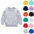 thumbnail image 1 of Zeijnsda Kids Cotton Sweatshirts Spring Thin Loose Sweatshirts Toddler Round Neck Long Sleeved Tops Casual Comfort Pullover Sweatshirts for 1-13 Years, 1 of 3