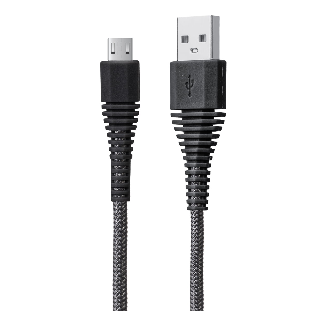 Zeikos BLT21 Built Tough High Speed Micro USB 6 ft. Cable with Various Android Devices - Black