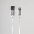 thumbnail image 1 of Zeikos IHIPP01 3 Foot PVC Lightning Cable - White, 1 of 3
