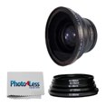 thumbnail image 1 of Zeikos Super Wide Angle Lens with Super Macro - Fits Lenses with 52/55/58/62/67/72mm Filter Thread (ZE-543R) + Bonus Photo4less Cleaning Cloth!, 1 of 3
