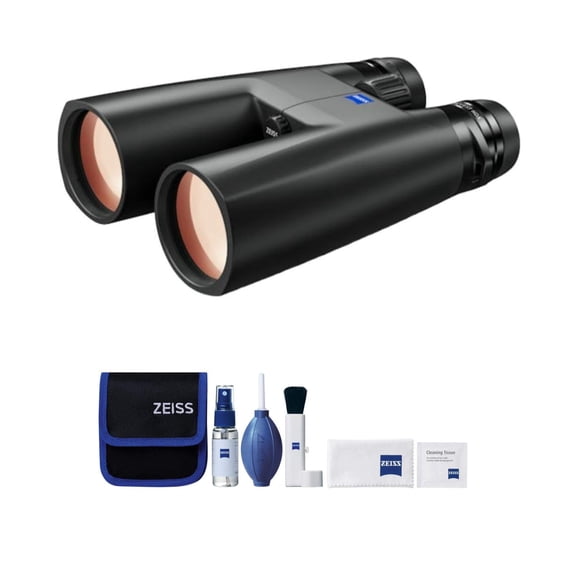 Zeiss CONQUEST HDX 10x56 Binocular with Lens Cleaning Kit (Black)