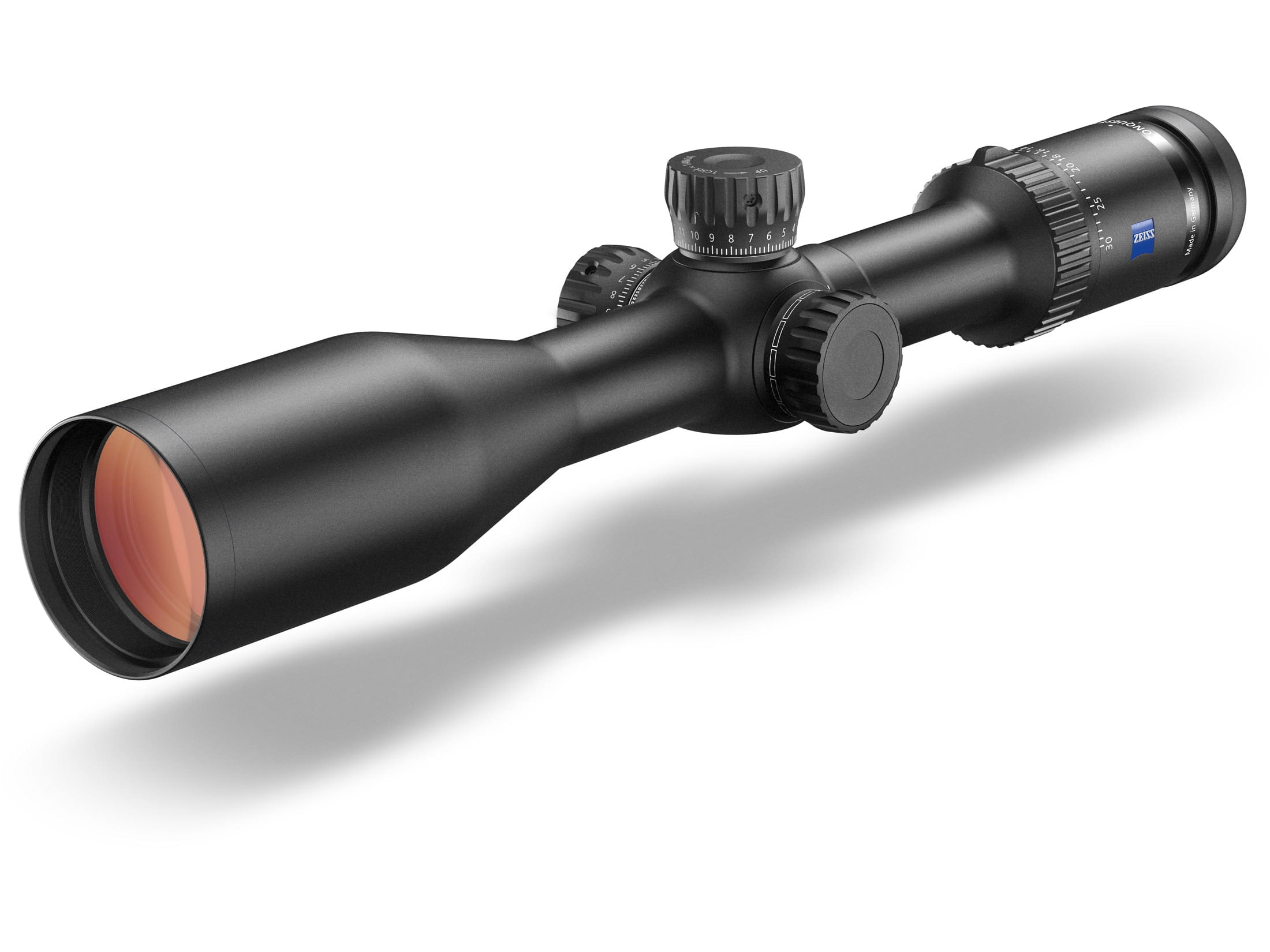 Zeiss Conquest V6 Rifle Scope, 5-30x50mm, 30mm Tube, Second Focal Plane, ZMOA-1 Reticle w/ BDC Turret, Black, Medium, NSN 9013.10.1000