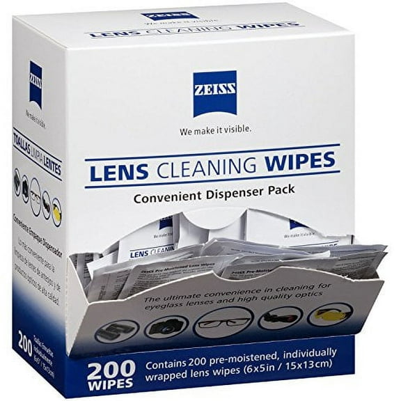 Zeiss Pre-Moistened Lens Cleaning Wipes (200 ct.)